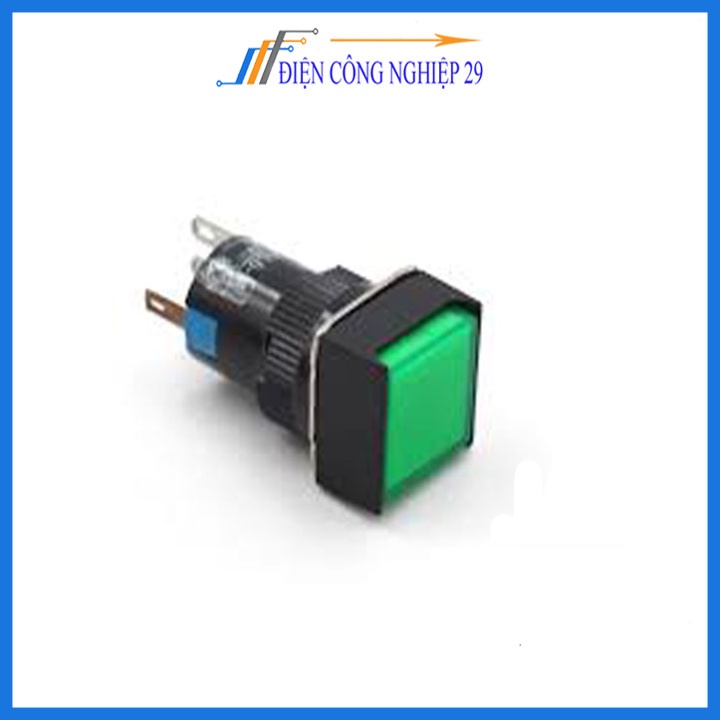 Nút Nhấn Đề Vuông 24VDC AL6 - A Nhấn Giữ Có Đèn Nhiều Màu