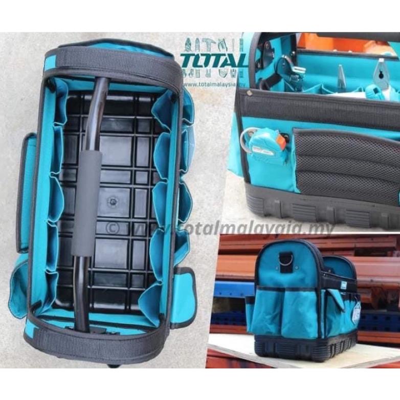Túi Xách Dụng Cụ 21 Ngăn - Giỏ đựng đồ nghề 20Kg TOTAL THT36L01 Tay Cầm Thép - Dây Đeo Vai Êm
