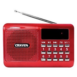 Loa đài Craven CR16, máy nghe nhạc đọc kinh phật dùng thẻ nhớ/USB