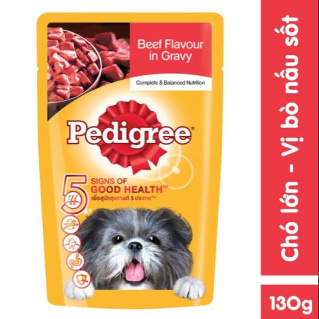 Súp chó Pedigree 130gr cho chó