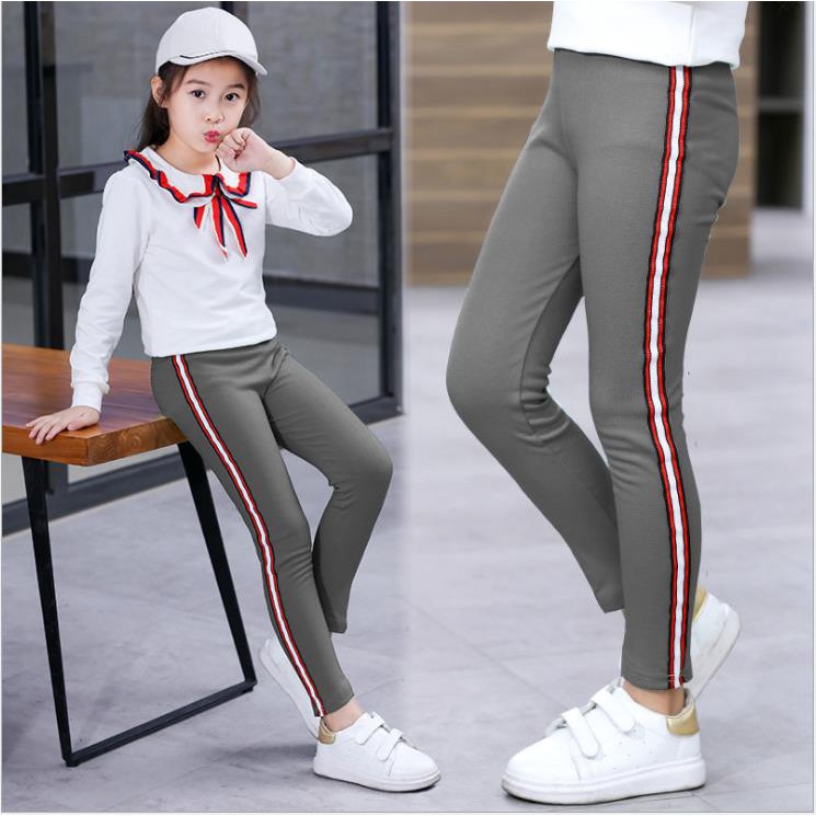 Quần Dài Thời Trang Xinh Xắn Cho Bé Gái Từ 4-15 Tuổi