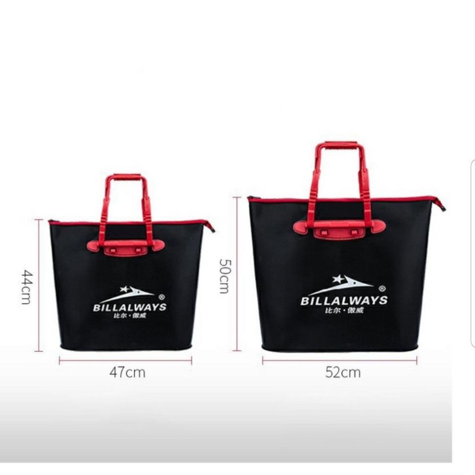 [QUATANGKHOALINK ,CHAN ,CHI]    [FREESHIP]Túi đựng cá nhựa dẻo có khoá kéo, có đấy túi Daiwa xịn xò đồ câu FISHING_HD