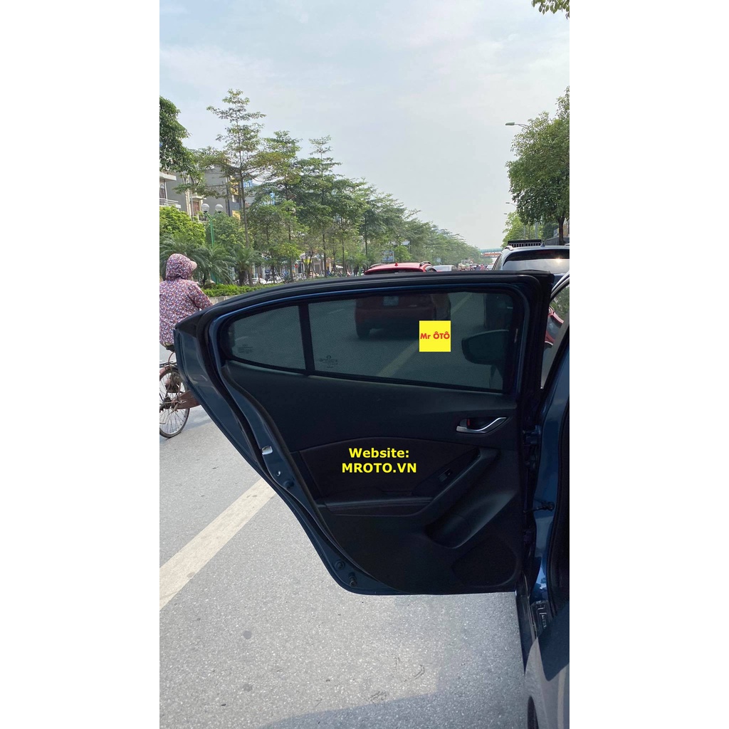 Rèm Che Nắng chống UV Xe Mazda 3 Hatback 2015-2019 Hàng Loại 1 MR.ÔTÔ -Bảo Hành 2 Năm