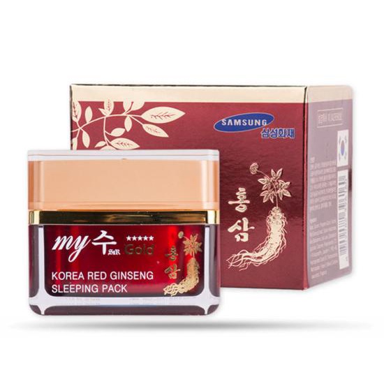 Kem hồng sâm dưỡng trắng da ban đêm my gold hàn quốc chính hãng hộp 50gr