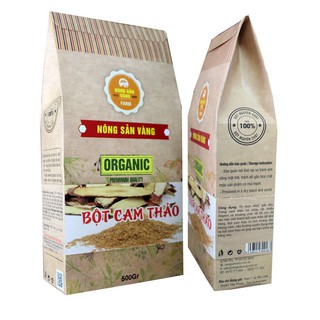 Bột Nông Sản Vàng Cam Thảo 500g