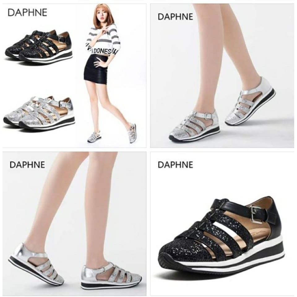 Giày Daphne đen sz 37