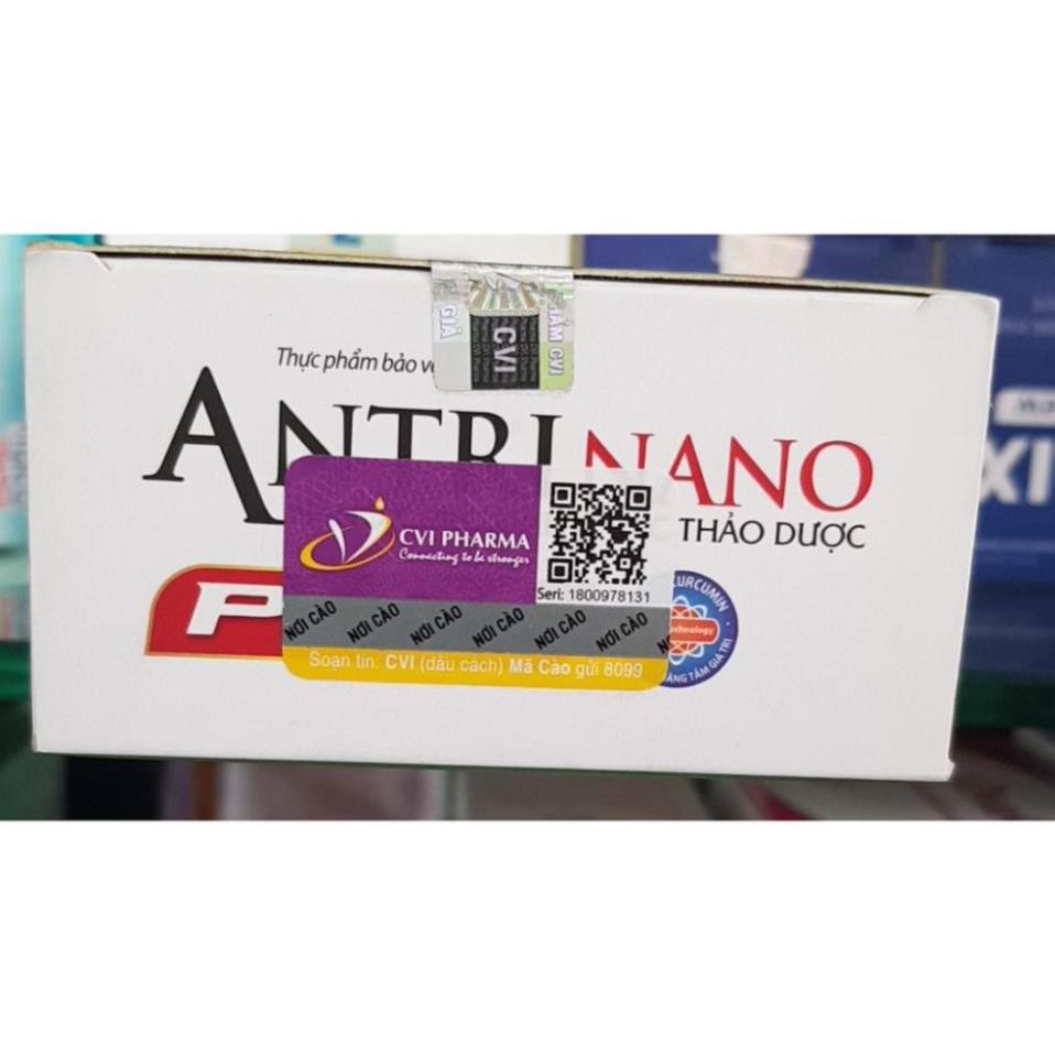 Antrinano plus Hỗ trợ Bệnh Trĩ hộp 30 viên