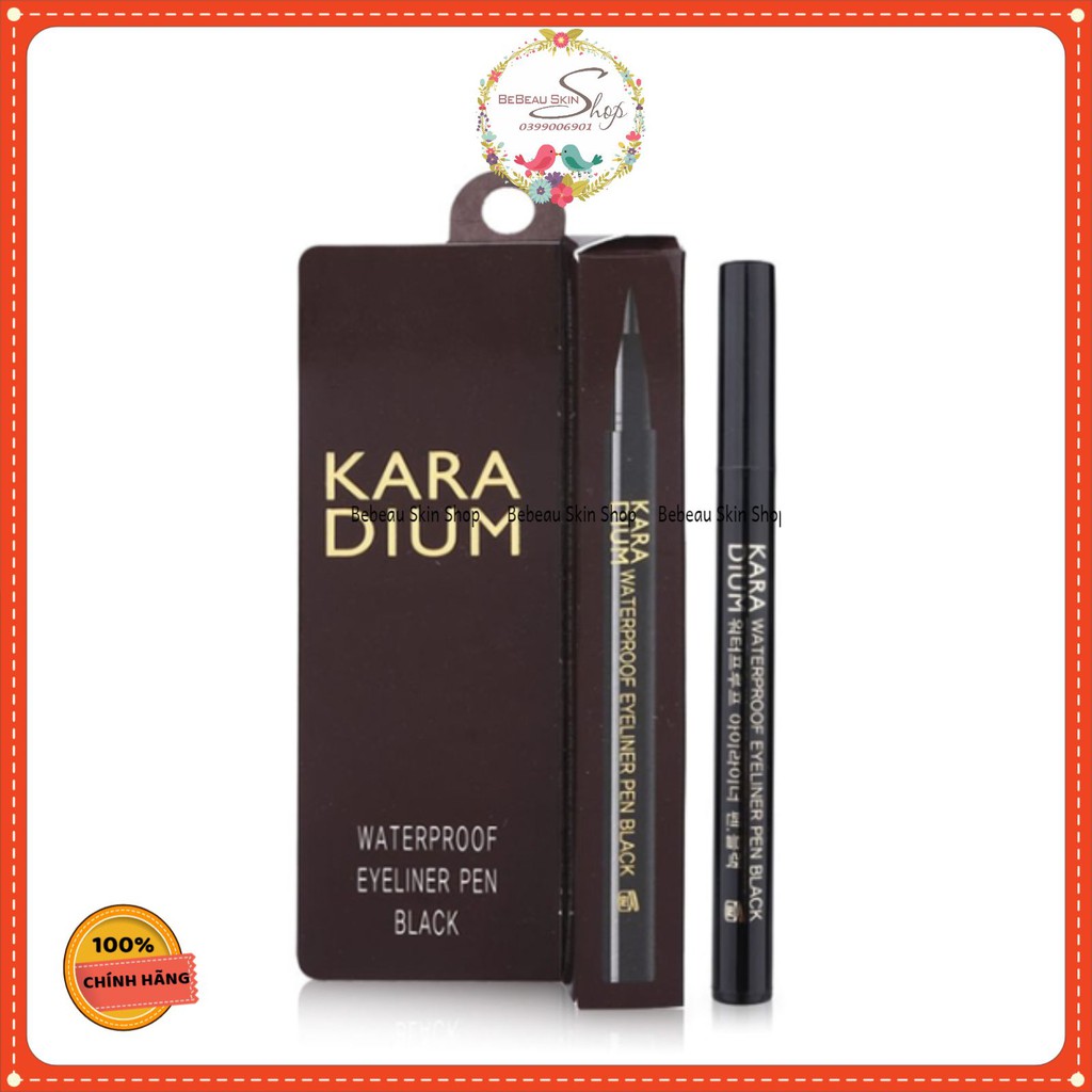 Bút Dạ Kẻ Mắt Karadium WATERPROOF BRUSH LINER BLACK