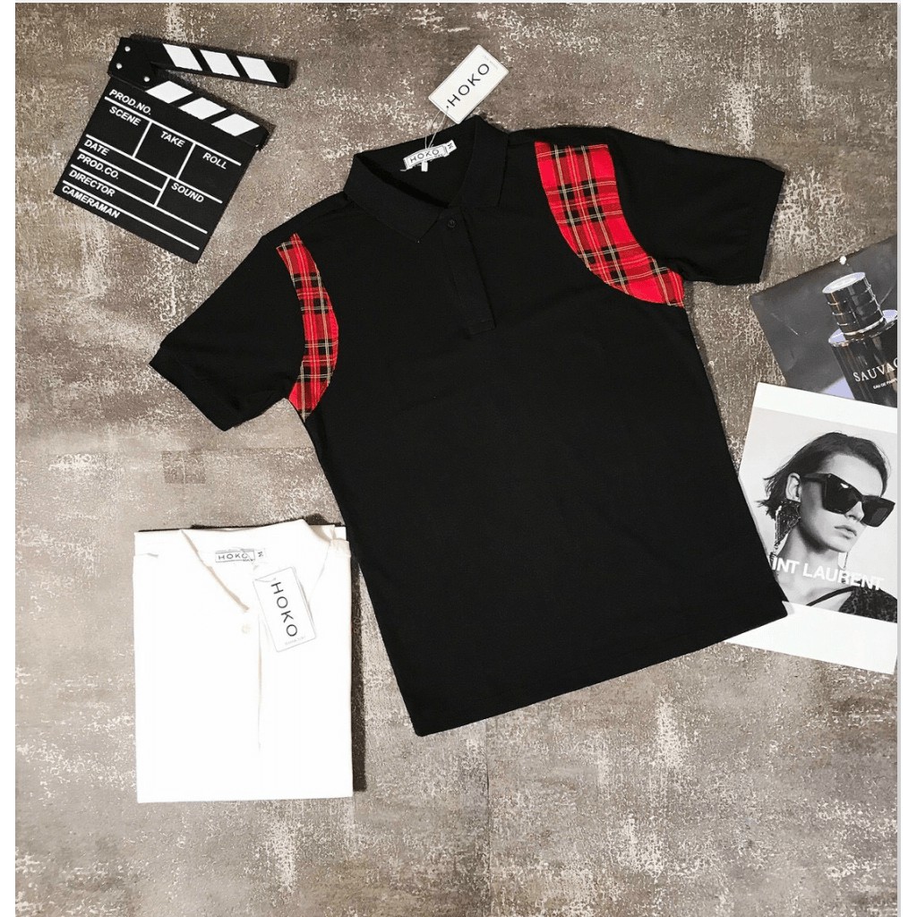 ÁO THUN NAM NGẮN TAY CỔ TRỤ CỰC VIP , TÔN DÁNG CHUẨN CHO CÁC AE HK