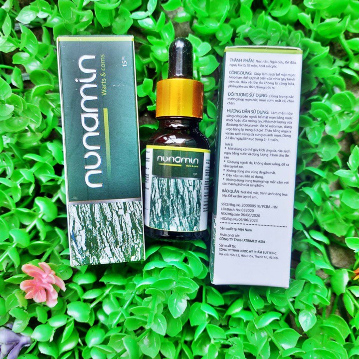 Serum mụn cóc, mắt cá, chai chân Nunamin
