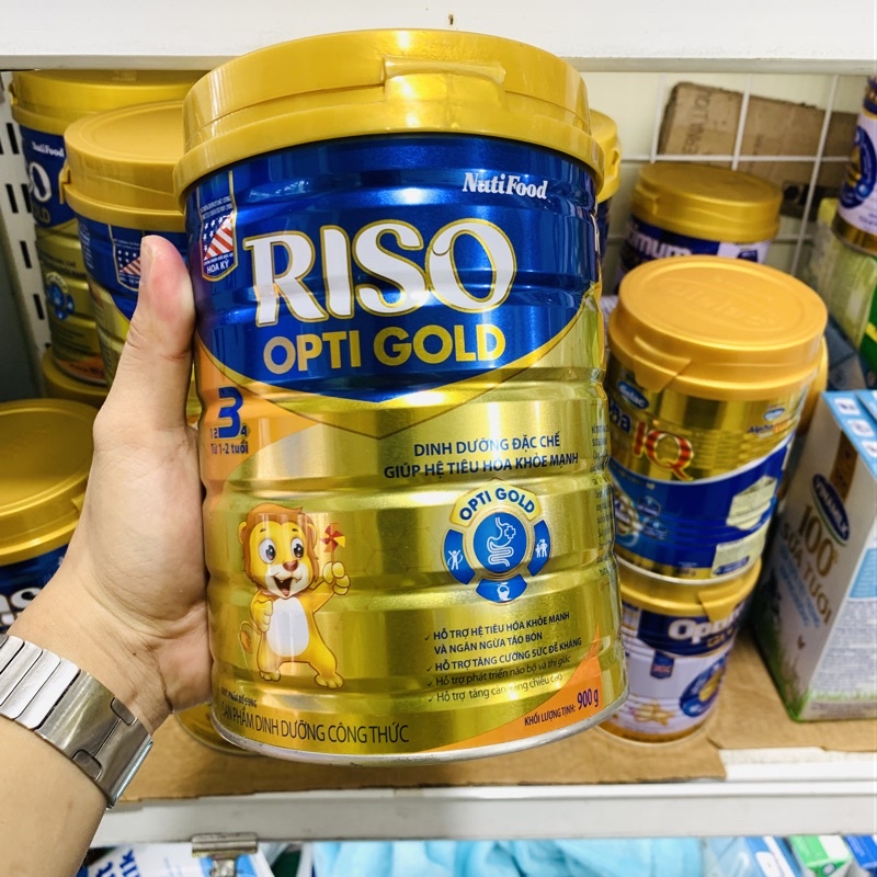 Sữa RISO OPTI GOLD 2 3 4 900G Nutifood