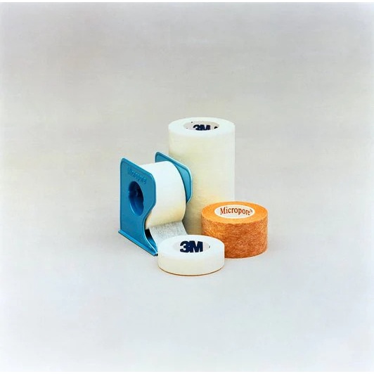 Surgical tape - Băng keo giấy lụa y tế 3M Durapore Micropore dán vết thương 2.5cm 1.25cm Micropore