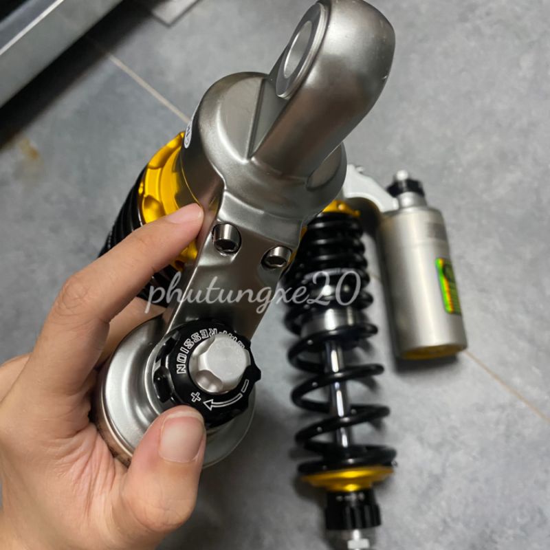 Phuộc Bình Dầu Nitron Gắn Air blade  Novo 4 5 6 Impulse Feliz NVX PCX DYLAN SH Ý ...