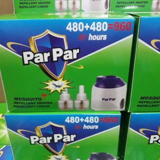 MÁY ĐUỔI MUỖI PARPAR ( tặng kèm lọ tinh dầu đuổi muỗi)