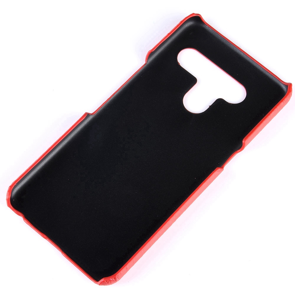 Bao da điện thoại họa tiết da cá sấu bằng PU phối PC cho LG V50 ThinQ 5G