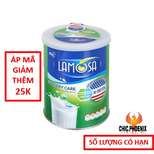 [ Giảm Sốc ] Sữa bột Lamosa Surgery Care lon 400g