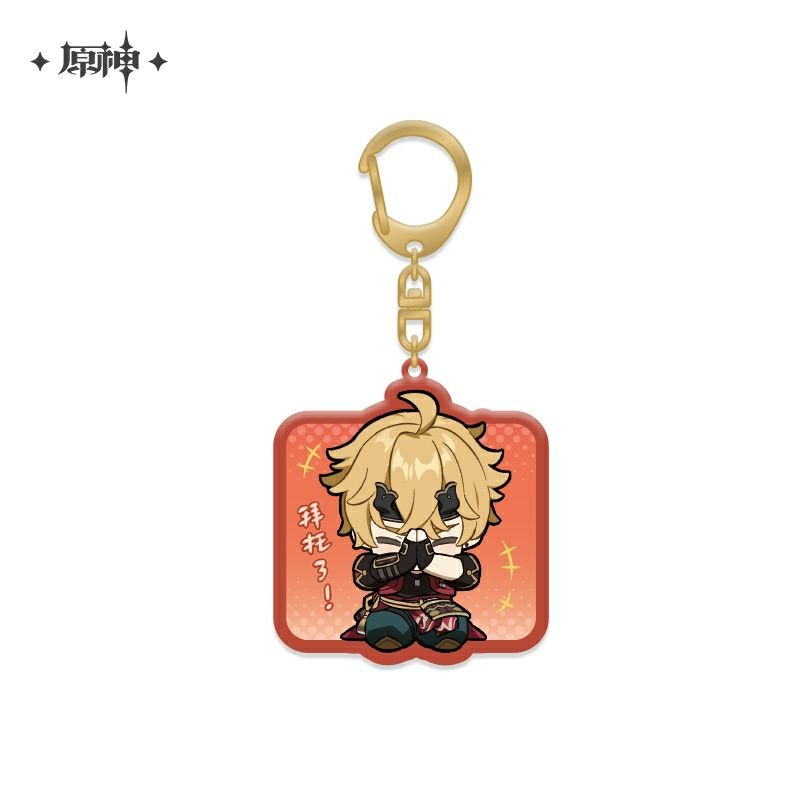 [có sẵn] móc khóa acrylic chibi GENSHIN IMPACT từ official shop