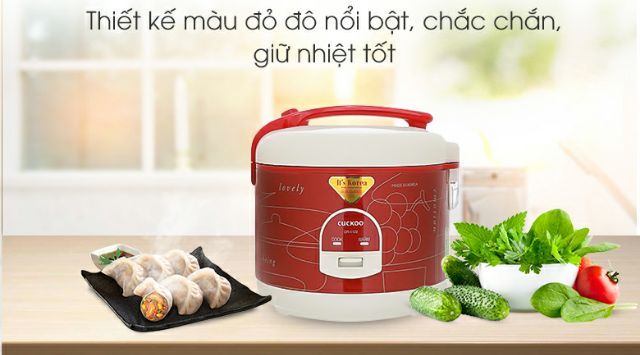 [Mã ELHADEV giảm 4% đơn 300K] (Bảo hành 12 tháng) nồi cơm điện cuckoo 2 lít cr-1122