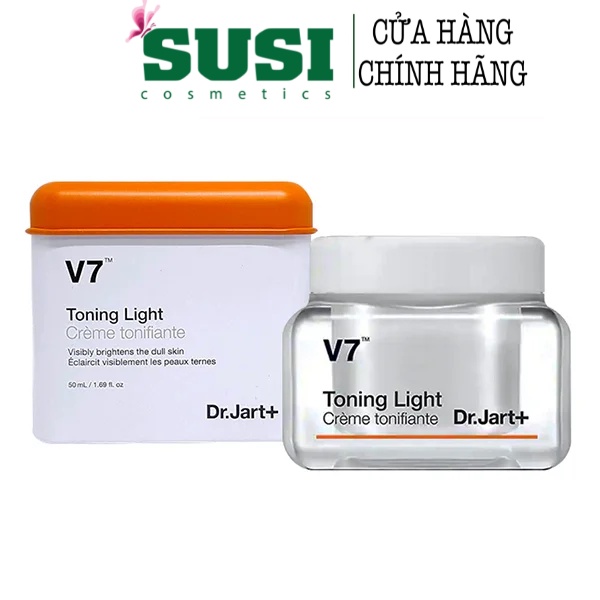 Kem V7 Toning Light/ Pink Toning Dr.Jart+ mini Mẫu Mới