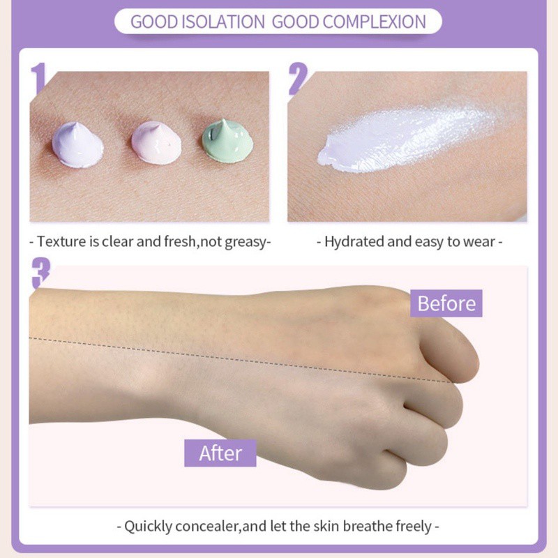 [Hàng mới về] Kem trang điểm bảo vệ da khỏi các tác động dưỡng ẩm lâu trôi 40ml | BigBuy360 - bigbuy360.vn