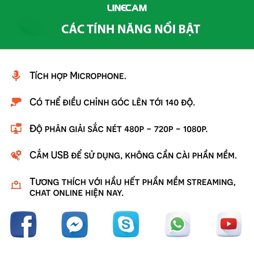 Webcam Máy Tính, Camera Có Mic 720p cho Laptop PC Học sinh Online Qua Zoom, Trực Tuyến - Gọi Video Sắc Nét | BigBuy360 - bigbuy360.vn