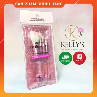 Set cọ trang điểm 4 món etude