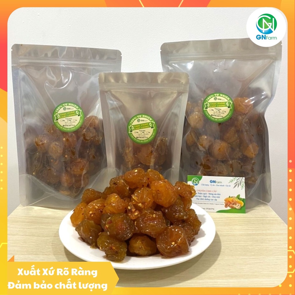 Ô Mai Mận Cơm Sấy Dẻo Mận Khía Muối Ớt Gừng Siêu Ghiền - Túi 250g
