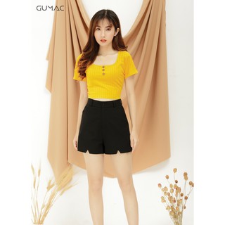 Áo croptop kết nút GUMAC AT09962