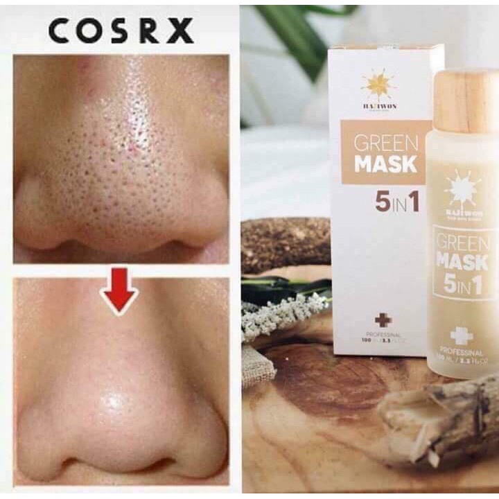 Green Mask Genie - Mặt nạ tẩy tế bào chết 5in1