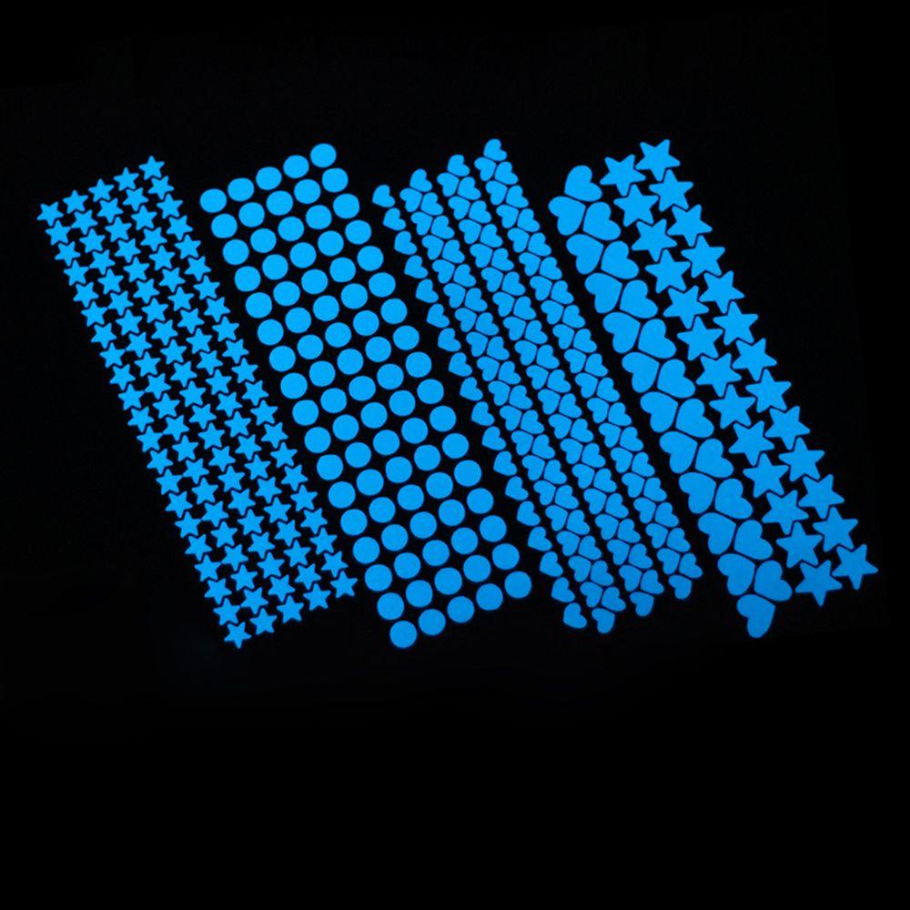 Bộ 24 Đề Can Huỳnh Quang Hình Ngôi Sao Dùng Để Trang Trí Nhà DIY