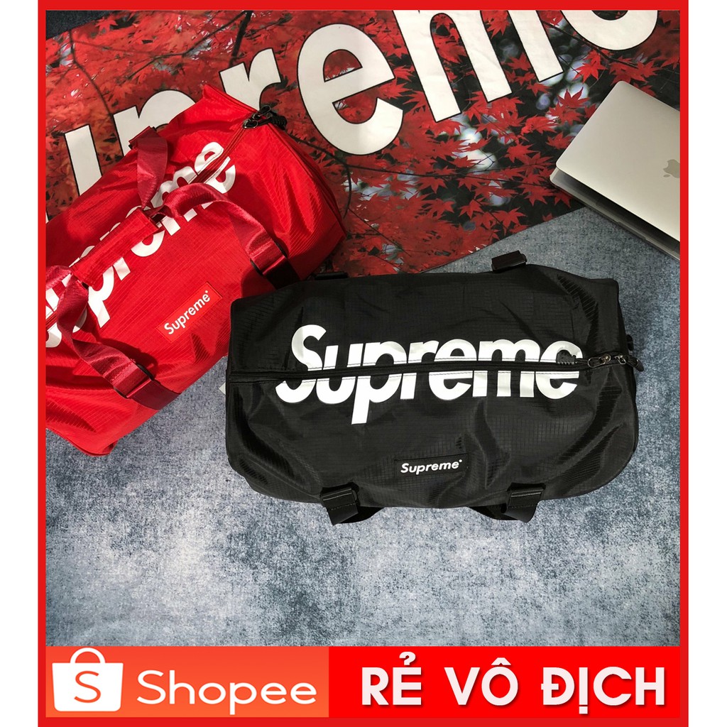 (Ảnh thật) Túi Trống Supreme vải dù 1000D chống nước