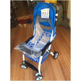 [Freeship] Xe đẩy du lịch 711F 3 tư thế (có phanh chân, giỏ đồ, mái che)