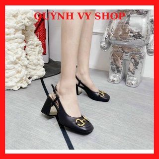 Giày cao gót nữ 7cm bịt mũi đế 7cm mã 53