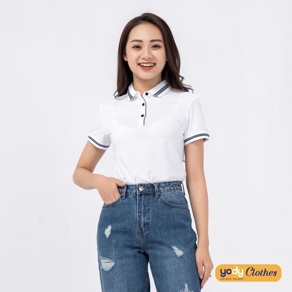Áo polo nữ coolmax YODY cao cấp áo phông tay ngắn có cổ yody fashion APN3724 | BigBuy360 - bigbuy360.vn