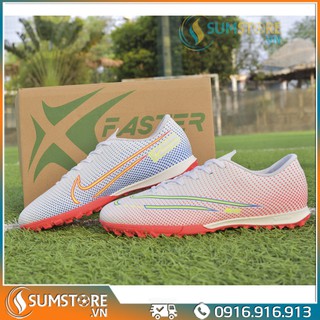 Giày Đá Bóng Thể Thao Nam Nữ Xfaster Super Light Trắng Đỏ Cao Cấp - Giày Đá Banh Đẹp Mới Nhất 2020
