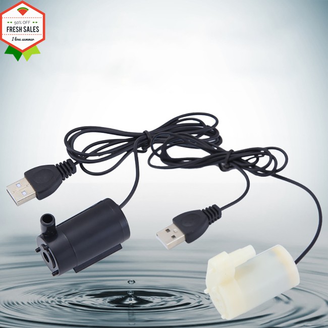 Máy Bơm Nước Chìm Mini Cổng Usb 1m Dc 3v5v6v