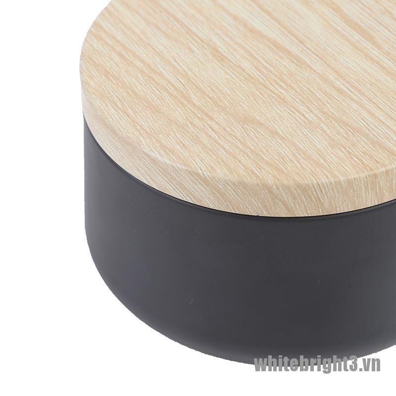 Hộp Đựng Nến / Mỹ Phẩm / Nến / Đồ Trang Điểm Có Nắp Gỗ