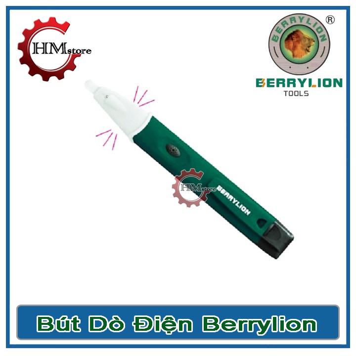 Bút thử điện âm tường Berrylion, dải đo 90v đến 1000v - Bút dò điện âm tường, dụng cụ điện, đo rò rỉ
