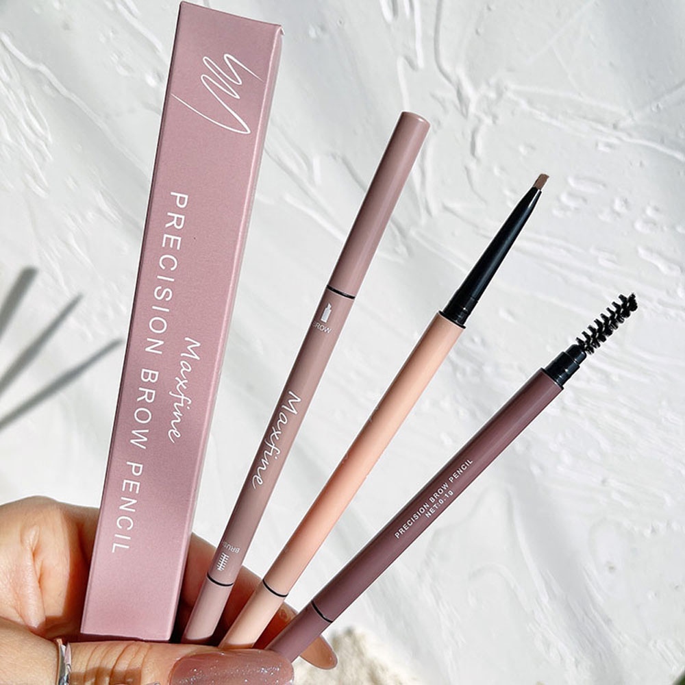 [Hàng mới về] Chì kẻ lông mày hai đầu lâu trôi chống nước và mồ hôi bằng nhựa chất lượng cao cho nữ