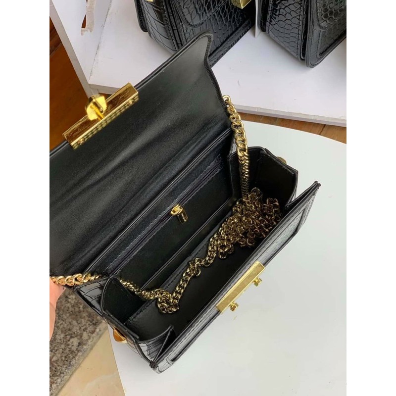 Túi hộp da rắn size 18 chất đẹp(ảnh thật) | BigBuy360 - bigbuy360.vn