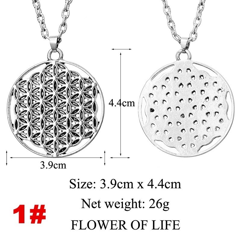 Mặt dây chuyền đá 7 Chakra cân bằng năng lượng