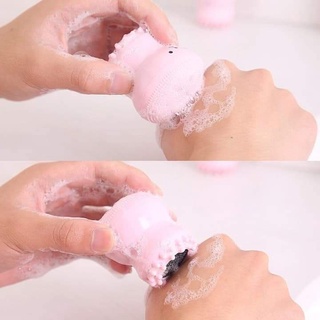 [Kèm hộp] Cọ rửa mặt, massage mặt bạch tuộc 2 đầu