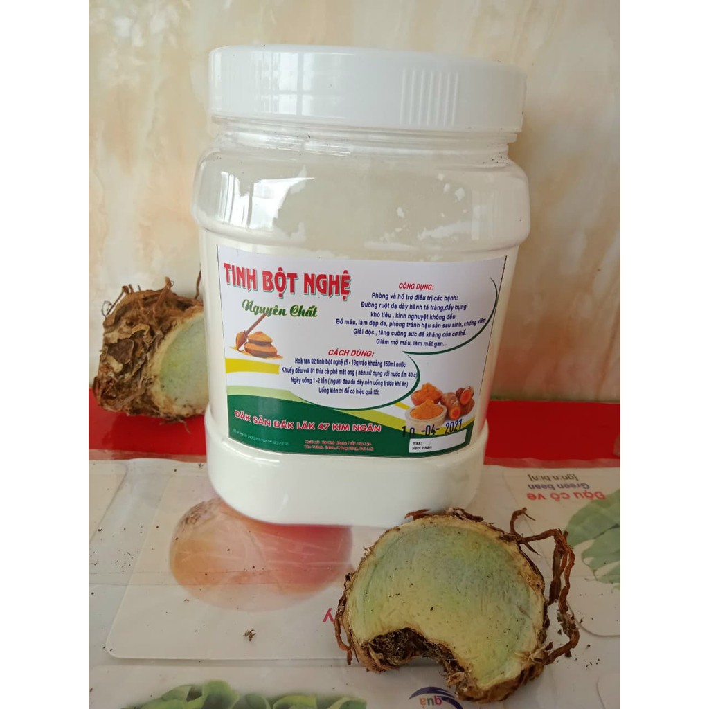 500g Tinh Bột Nghệ Đen Nguyên Chất Handmade