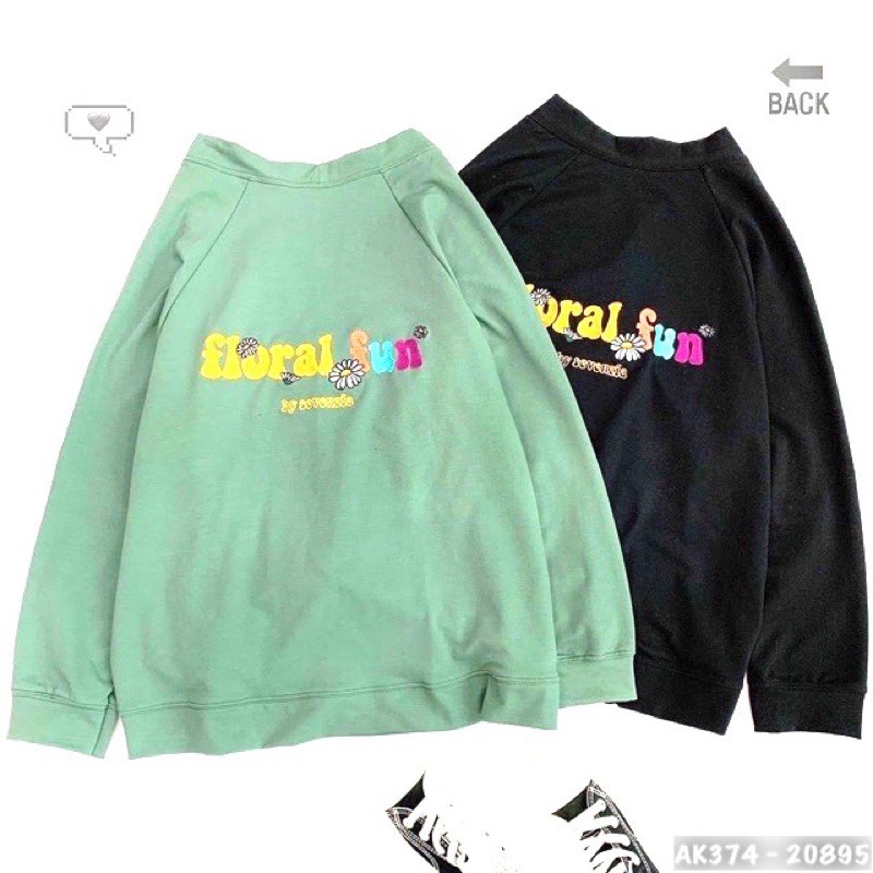 Áo Khoác Cardigan Nữ Nỉ Bông Hàng QC Dày Dặn UNISEX Áo Cardigan Nữ Thun Nỉ Ngoại in FLORAL FUN - AK3374 | BigBuy360 - bigbuy360.vn