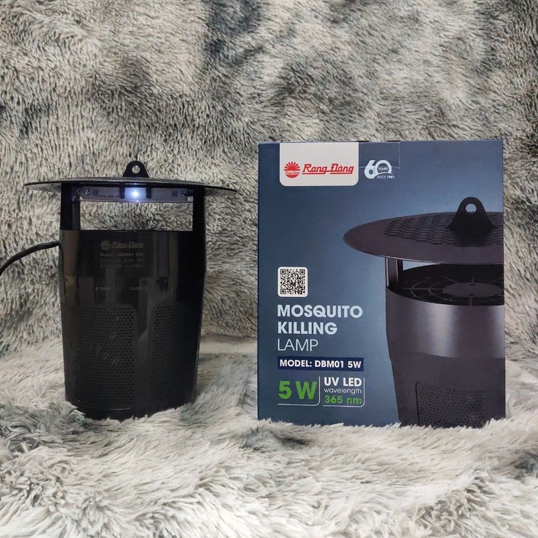 Đèn Bắt Muỗi Rạng Đông DBM01 5W Thiết Bị Bắt Muỗi Thế Hệ Mới Không Gây Ra Tiếng Động Và Mùi Khó Chịu