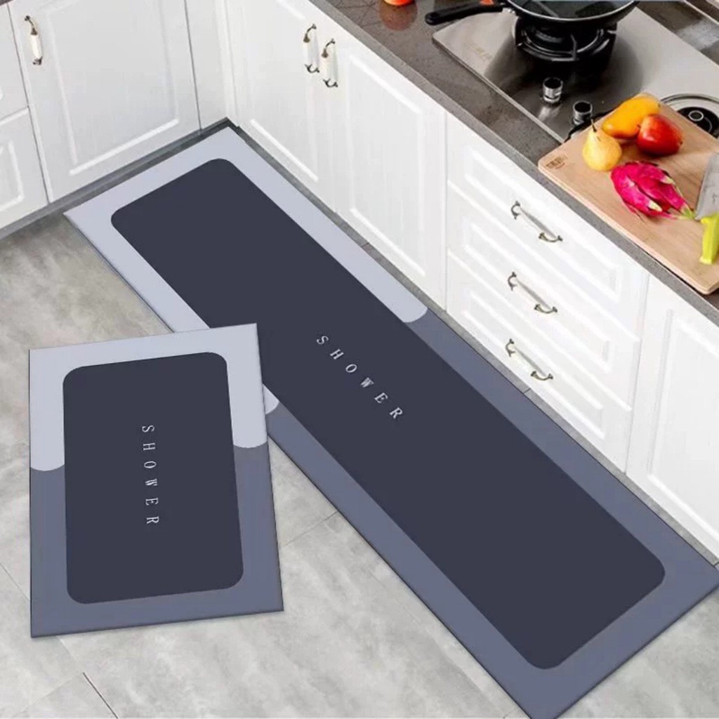 Thảm lau chân nhà bếp chống trượt TACHI STORE thảm chùi chân nhà bếp cao cấp sang trọng dễ dàng vệ sinh1