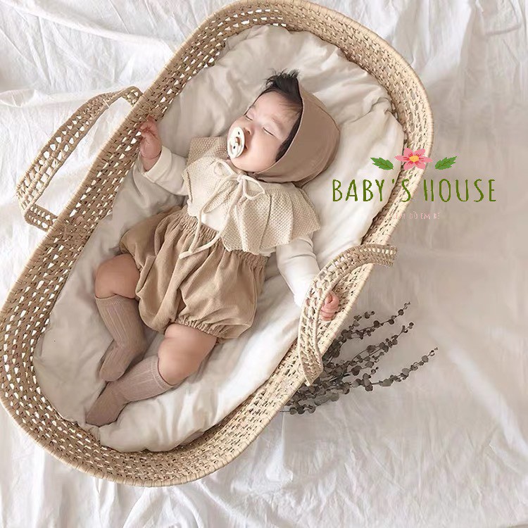 Áo cotton dài tay màu trơn phong cách hàn quốc BBAMMA cho bé A04 - Nana Baby