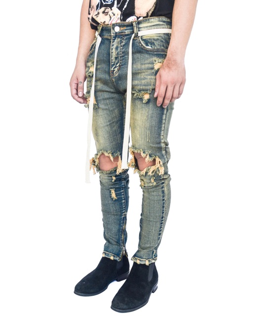 Quần Jeans chính hãng STWR STJ7 ZIPPER SKINNY JEANS