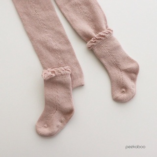 Set tất + quần tất Peekaboo