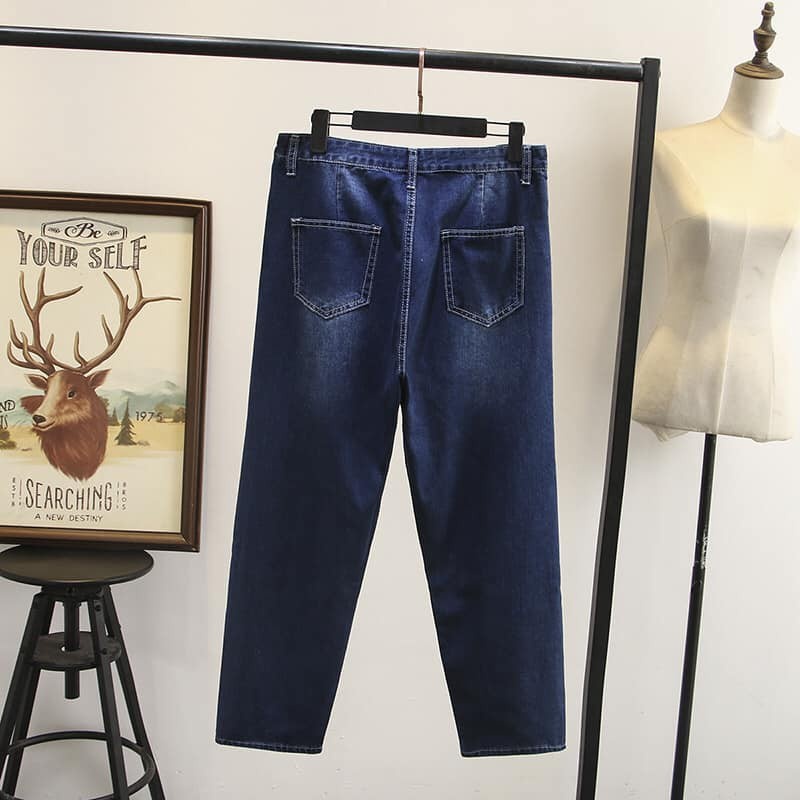 QM5601 XẢ KHO Quần jean nữ big size cho người mập hàng nhập